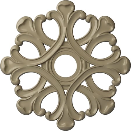 Ekena Millwork Angel Ceiling Medallion (Fits Canopies up to 4 3/8"), 20 7/8"OD x 3 5/8"ID x 1"P, Gobi Desert CM20ANGDF